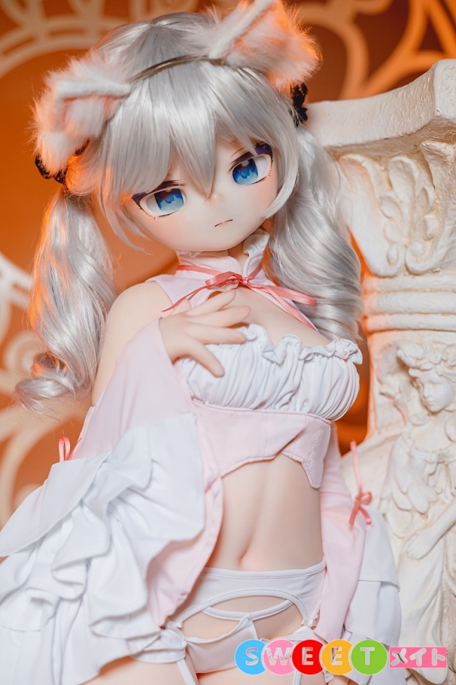 MW Girl 魔物姫 艾莉亜 微笑顔 アニメ風ミニドール 85cm バスト中 普乳 ソフトビニール製頭部 シリコンボディ 小型ラブドール かわいい系