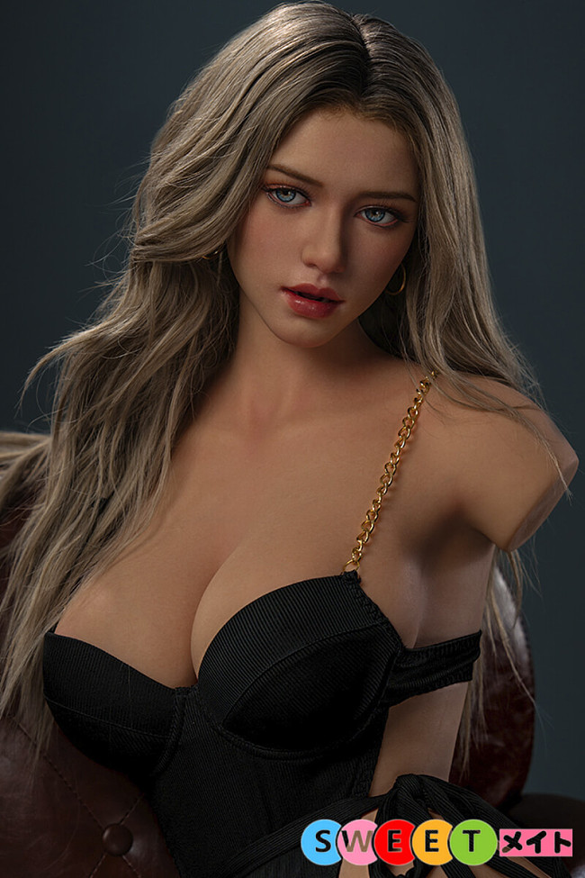 TOP-CYDOLL Polly ビキニ姿の金髪セックスドール トルソー 110cm Eカップ 美乳 高級 lovedoll シリコン製 ROS口開閉選択可 リアル皮膚メイク付き