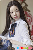 高級 リアルラブドール シリコン JK制服 高生風美少女 MMXDOLL 156cm Eカップ 梦婷 黒髪 アジア美人