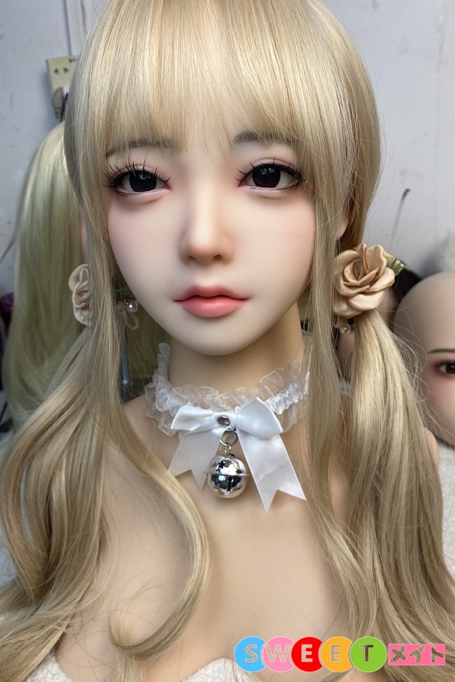 Real Girl A工場製 金髪美少女 L1（NTF09）シリコン製ヘッド単体 リアル ROS口開閉機能付き 140-168cmのボディに適用