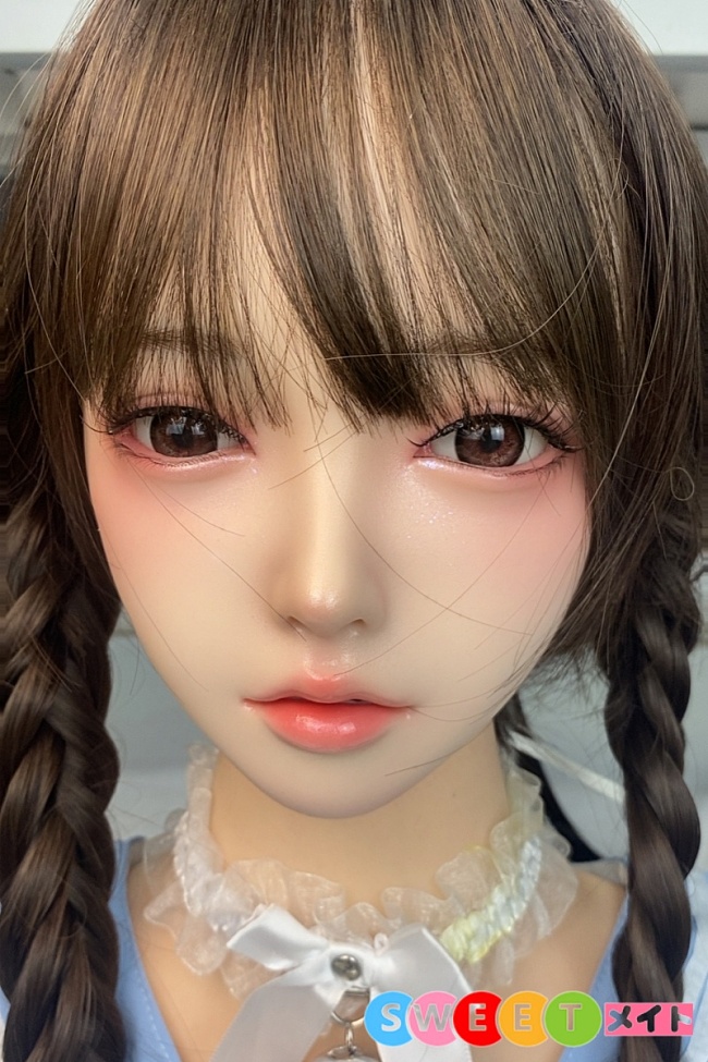 Real Girl A工場製 おさげ髪の美少女 L1（NTF09）シリコンヘッド単体 ROS口開閉 140-168cmのボディに適用