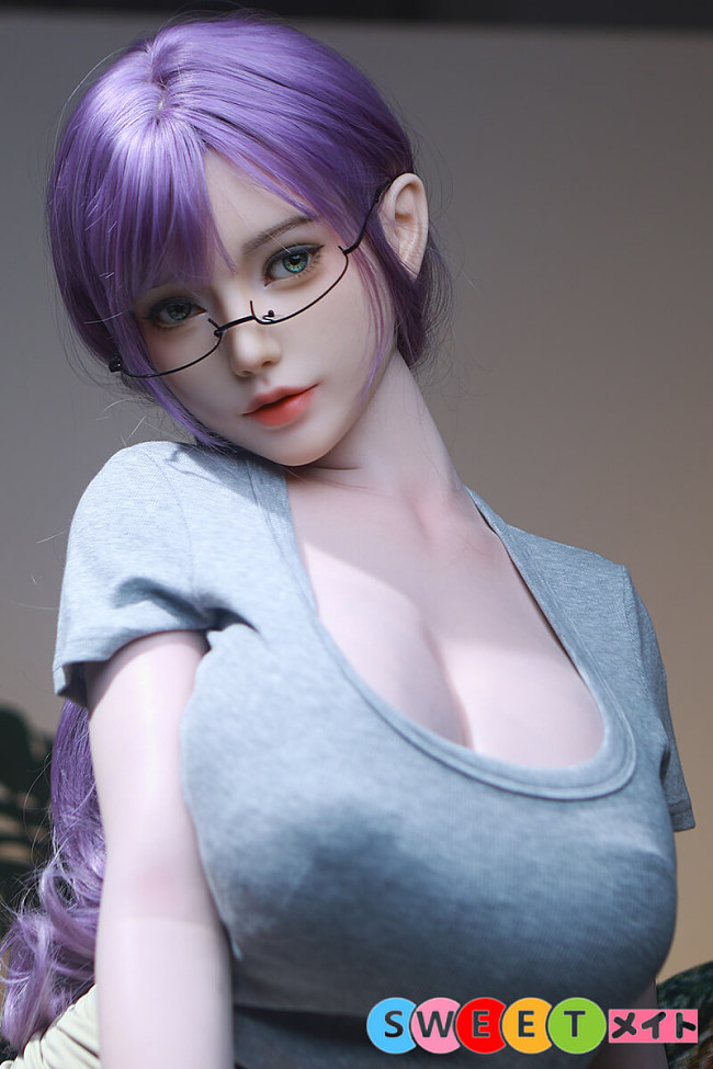 LACEDOLL 暮雪 メイク② 色っぽい紫髪の美少女 リアルラブドール 163cm Hカップ 爆乳 フルシリコン エロ人形 高級