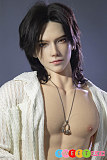 男性 リアルラブドール 高級シリコン アジア系イケメン ハンサムな青年腹筋 QitaDoll 185cm 苏雨 黒髪