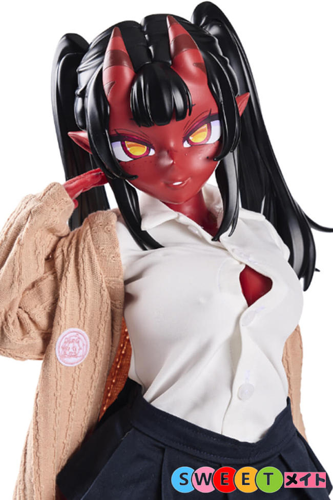 MRL DOLL 3.0 Meru メル 65cm 小悪魔系アニメ美少女 フィギャア PVCヘッド シリコンボディ 宣伝画像と同じ制服も付属