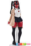 アニメ セックスドール 高級シリコン キュートな小悪魔娘 JK制服 65cmミニ MRL DOLL meru3.0 PVCヘッド シリコンボディ