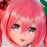 Aotume Doll #129ヘッド ピンク髪のアホ毛美少女 アニメラブドール 135cm AAカップ 細身タイプ TPE製 リアルドール