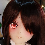 Aotume Doll #129ヘッド ピンク髪のアホ毛美少女 アニメラブドール 135cm AAカップ 細身タイプ TPE製 リアルドール