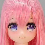 Aotume Doll #129ヘッド ピンク髪のアホ毛美少女 アニメラブドール 135cm AAカップ 細身タイプ TPE製 リアルドール