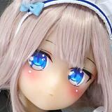 Aotume Doll #129ヘッド ピンク髪のアホ毛美少女 アニメラブドール 135cm AAカップ 細身タイプ TPE製 リアルドール