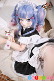 アニメ リアルラブドール コスプレメイド コスチューム かわいい美少女 ツインテール 元気いっぱい ミニ115cm 魔族人形MOZUDOLL 兔子洞