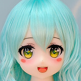 Aotume Doll #129ヘッド ピンク髪のアホ毛美少女 アニメラブドール 135cm AAカップ 細身タイプ TPE製 リアルドール