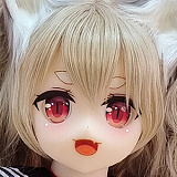 Aotume Doll #129ヘッド ピンク髪のアホ毛美少女 アニメラブドール 135cm AAカップ 細身タイプ TPE製 リアルドール