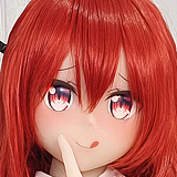 Aotume Doll #129ヘッド ピンク髪のアホ毛美少女 アニメラブドール 135cm AAカップ 細身タイプ TPE製 リアルドール