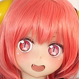 Aotume Doll #129ヘッド ピンク髪のアホ毛美少女 アニメラブドール 135cm AAカップ 細身タイプ TPE製 リアルドール