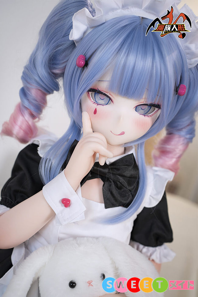 魔族人形 MOZU DOLL 兔子洞 A級 アニメ ラブドール おちゃめなツインテール美少女 115cm 美乳 ダッチワイフ メイドコスプレ ソフトビニール頭部 TPEボディ