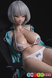 アニメ リアルラブドール 高級シリコン かわいい トルソー 101cm美少女 爆乳Jカップ 水着 スタイル抜群 銀髪 BCDOLL O03卢米娜