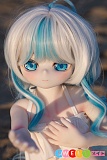グラデーションカラーのかわいいウィッグ JSL DOLL 85cm ミニラブドール アニメ系 芙宁娜 ソフトビニール製頭部 小型 アニメドール