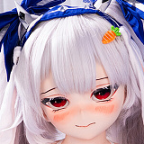 JSL DOLL アニメヘッド単体 ソフトビニール製頭部 アニメダッチワイフ かわいい美少女