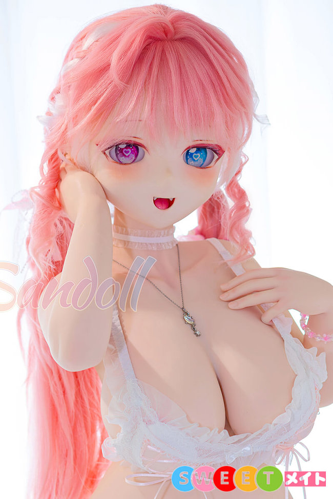 WM Doll Y018 愛らしい異色瞳のツインテ娘 ラブドール アニメ 139cm 巨乳 sexdoll ソフトビニールヘッド シリコンボディ