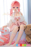 アニメ セックス人形 かわいい 巨乳美少女 ピンク髪 ぽっちゃり 制服ツインテール 異色瞳二次元 WMDoll 139cm Y018