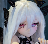 WM Doll Y018 愛らしい異色瞳のツインテ娘 ラブドール アニメ 139cm 巨乳 sexdoll ソフトビニールヘッド シリコンボディ