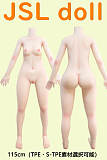 リアルラブドール エロ 115cm ボディ単体 JSLDOLL TPE STPE シリコン