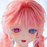 WM Doll Y018 愛らしい異色瞳のツインテ娘 ラブドール アニメ 139cm 巨乳 sexdoll ソフトビニールヘッド シリコンボディ