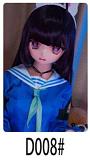 WM Doll Y019 無垢な銀髪のアニメ美少女 ダッチワイフ アニメ 157cm Bカップ 美乳 sexdoll ビニールヘッド シリコンボディ