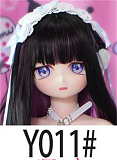WM Doll Y019 無垢な銀髪のアニメ美少女 ダッチワイフ アニメ 157cm Bカップ 美乳 sexdoll ビニールヘッド シリコンボディ