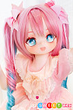 アニメ リアルラブドール 笑顔 かわいい 萌え系少女 JSLDOLL 110cm 貧乳 风瑾 萌え系美少女 ピンク髪 ビニール頭部 TPEボディ