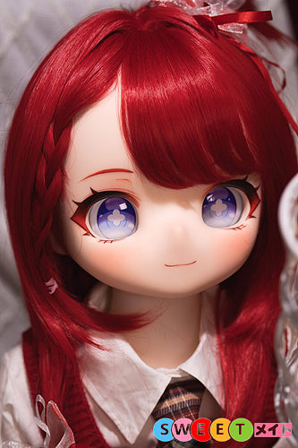 JSL DOLL 緹宝 アニメ セックスドール 癒し系笑顔美少女 110cm 貧乳 エロドール 赤髪 ソフトビニール製頭部 TPE製ボディ