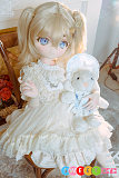 アニメ エロドール コスプレ ツインテール美少女 かわいいお嬢様 金髪 小柄 人偶箱庭 108cm奈奈 シリコンヘッド TPEボディ