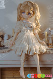 アニメ リアルラブドール コスプレ 美肌美少女 ツインテール かわいいお嬢様 金髪 小柄 人偶箱庭 108cm奈奈 シリコンヘッド TPEボディ