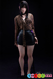 美少女 アダルト人形 高級シリコン 黒髪 派手かわギャル 美肌 蛍火日記 161cm Aカップ 玲珑 レオパード柄