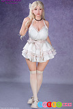 高級 ラブドール シリコン 金髪レース系美少女 お嬢様風コスプレ SinoDoll戦闘機 154cm Jカップ ST1凛悠