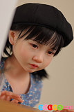 かわいい アダルト人形 貧乳 ミニ101cm ツインテールの小柄な少女 高級シリコン AXBDoll AGB07 帽子 アジア