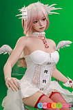 かわいい エロ人形 高級シリコン 天使風コスプレの美少女 美乳 161cm YFDOLL 雪卉