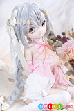 アニメ リアルラブドール 萌え系美少女 小型85cm 銀髪の三つ編み MWGirl魔物姫 雅子 普乳 ビニール シリコンボディ