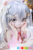 アニメ アダルトドール シリコン 萌え系美少女 小型85cm かわいい シルバーヘア三つ編み MWGirl魔物姫 雅子