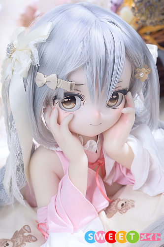 MW Girl 魔物姫 雅子 銀髪の三つ編み lovedoll アニメ 85cm ミニ バスト中 普乳 ソフトビニール製頭部 シリコンボディ 小型ラブドール かわいい系