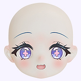 MW Girl 魔物姫 天使もえ 笑顔の萌え系アニメ少女 リアルドール 85cm バスト小 普乳 銀髪 フィギュア ソフトビニール製頭部 シリコンボディ