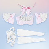 MW Girl 魔物姫 天使もえ 笑顔の萌え系アニメ少女 リアルドール 85cm バスト小 普乳 銀髪 フィギュア ソフトビニール製頭部 シリコンボディ