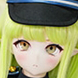 魔族人形 mozudoll 琥珀 1/3ドール 小柄 フィギュア 美乳ロリ ミニ アニメドール ビニール頭部+シリコンボディ 宣伝画像と同じ制服付属