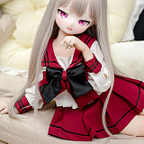 魔族人形 奈奈 85cm バスト小 JC制服のアニメ美少女 ダッチドール ソフトビニール製頭部 TPEボディ MOZU DOLL A級 フィギュア