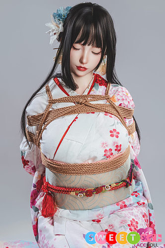 LACEDOLL 晚冰 瞑り目 和服姿の美少女 ラブドール 163cm Hカップ 爆乳 フルシリコン エロ人形 高級【お客様の撮影写真】