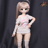 魔族人形 MOZU DOLL 比奈 ラブドール小さい 1/3ドール Cカップ フィギュア ミニセックスドール ビニールヘッド+シリコンボディ
