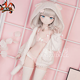 魔族人形 MOZU DOLL 1/2（二分）玲芽 アニメラブドール ビニール頭部+TPEボディ 可愛い 等身大リアルドール