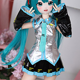 魔族人形 MOZU DOLL 小音 初音ミク 小型ラブドール 85cm Aカップ 貧乳 アニメ風 ビニール頭部+TPEボディ ミニドール