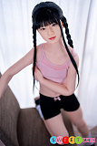 シリコン アダルト人形 かわいい 純情系ツインテ娘 Jcute 137cm AGD19萌咲 貧乳 黒髪