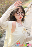 かわいい ダッチワイフ シリコン 愛らしい美少女 メガネ 貧乳Aカップ SHEDOLL 152cm 洛伊